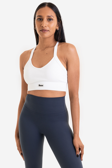 Bacon Active Sports Bra Seamless Base Bra // White
